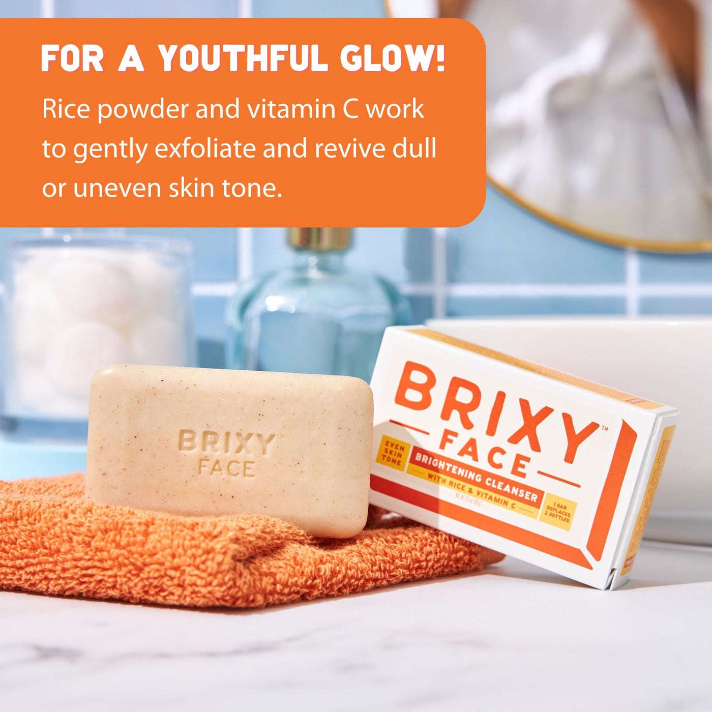 Brightening Facial Cleansing Bar - BRIXY