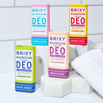 Magnesium Enriched Deo Scent Sampler 4-Pack - BRIXY