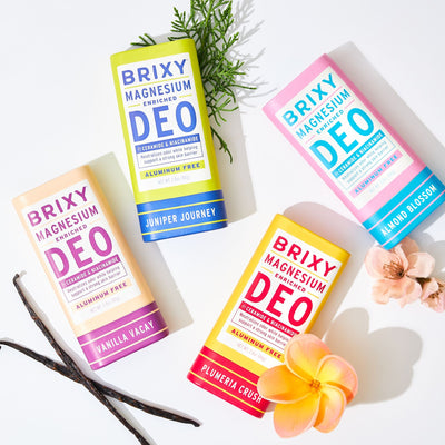 Magnesium Enriched Deo Scent Sampler 4-Pack - BRIXY