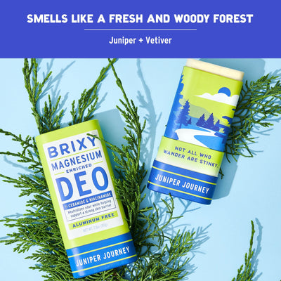 Magnesium Enriched Deo 2-Pack - Juniper Journey - BRIXY