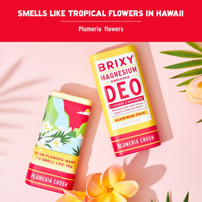 Magnesium Enriched Deo 2-Pack - Plumeria Crush - BRIXY