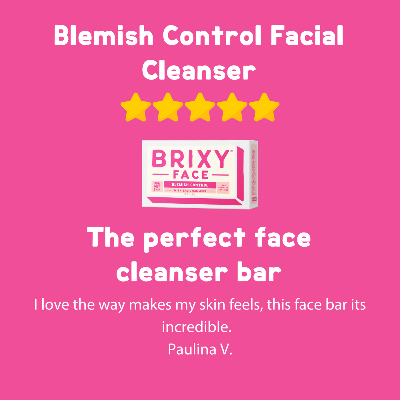 Blemish Control Facial Cleansing Bar - BRIXY