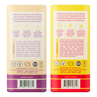 Magnesium Enriched Deo 2-Pack - Vanilla Vacay + Plumeria Crush - BRIXY