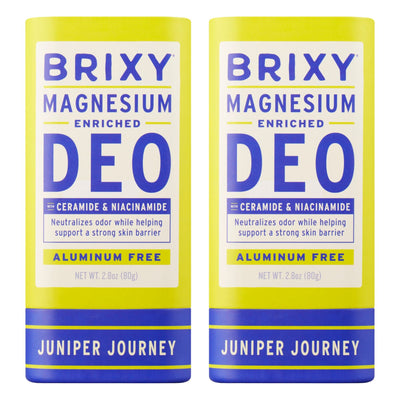 Magnesium Enriched Deo 2-Pack - Juniper Journey - BRIXY
