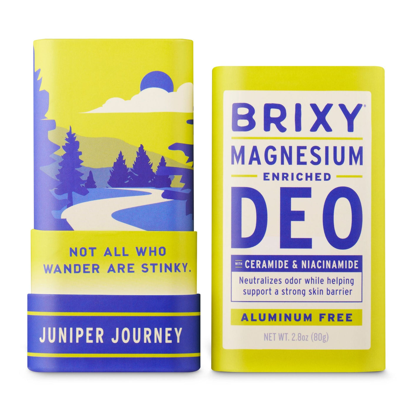 Magnesium Enriched Deo 2-Pack - Juniper Journey + Almond Blossom - BRIXY