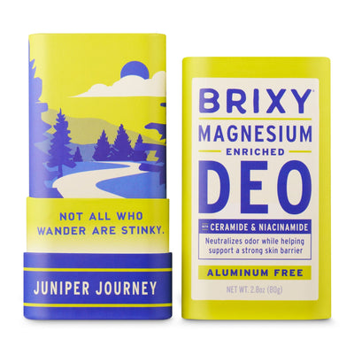 Magnesium Enriched Deo 2-Pack - Juniper Journey + Almond Blossom - BRIXY