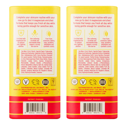 Magnesium Enriched Deo 2-Pack - Plumeria Crush - BRIXY