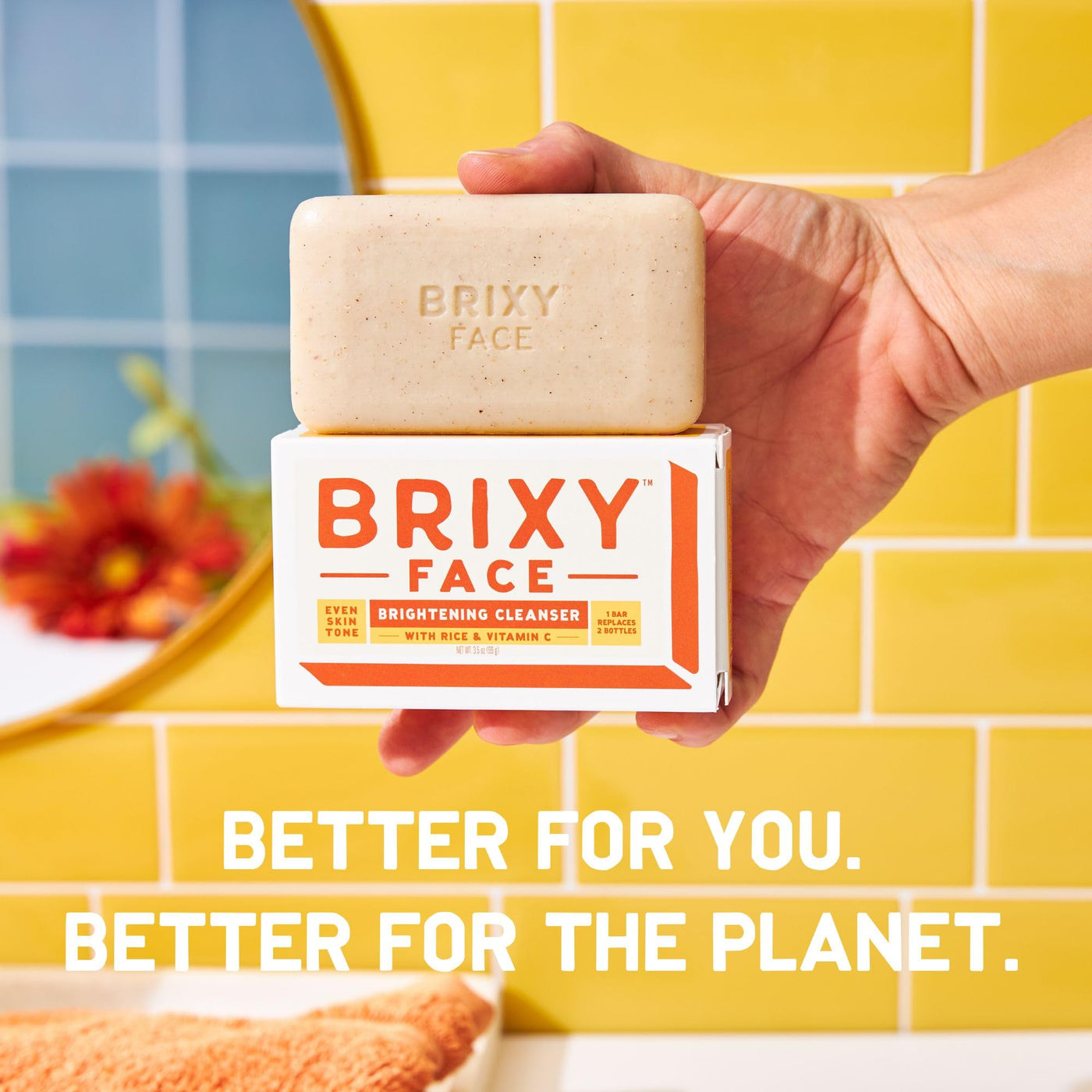 Brightening Facial Cleansing Bar - BRIXY