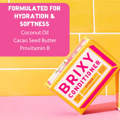 Hydrating Conditioner Bar - Citrus - BRIXY