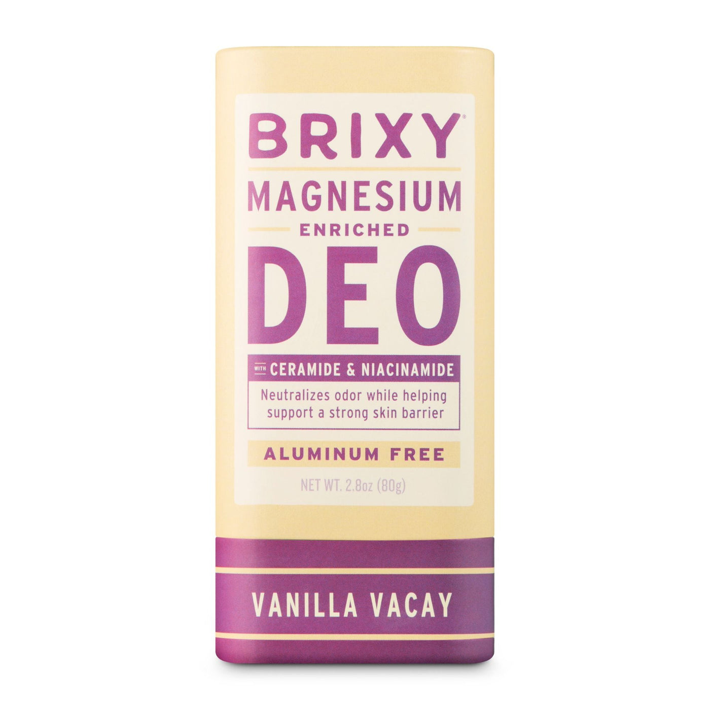 Magnesium Enriched Deo - Vanilla Vacay - BRIXY