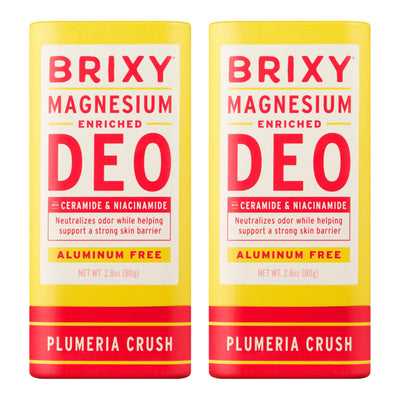 Magnesium Enriched Deo 2-Pack - Plumeria Crush - BRIXY