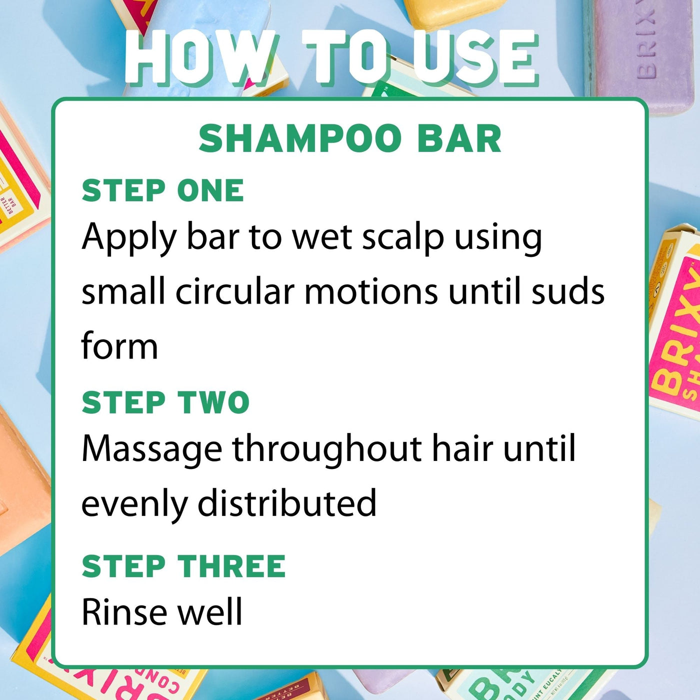 Shampoo Bar for Balance & Hydration - Mint Eucalyptus - BRIXY