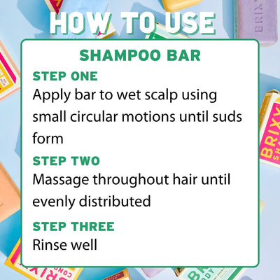 Shampoo Bar for Balance & Hydration - Mint Eucalyptus - BRIXY