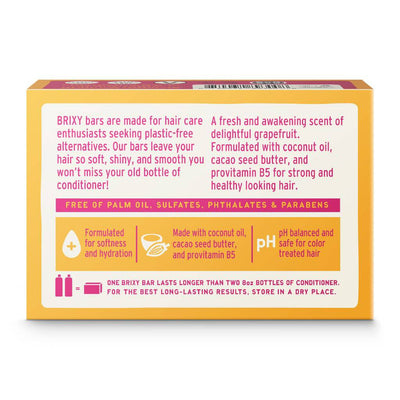Hydrating Conditioner Bar - Citrus - BRIXY