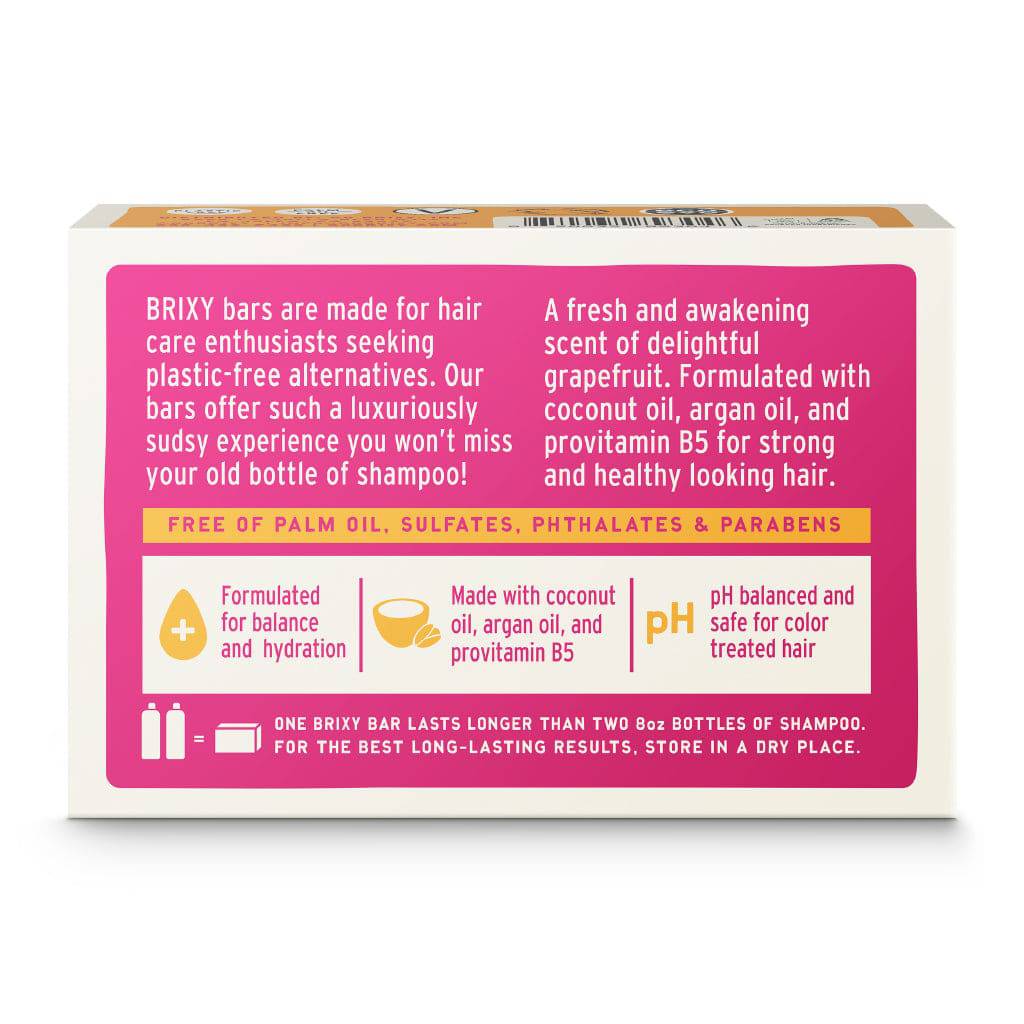 Shampoo Bar for Balance & Hydration - Citrus - BRIXY