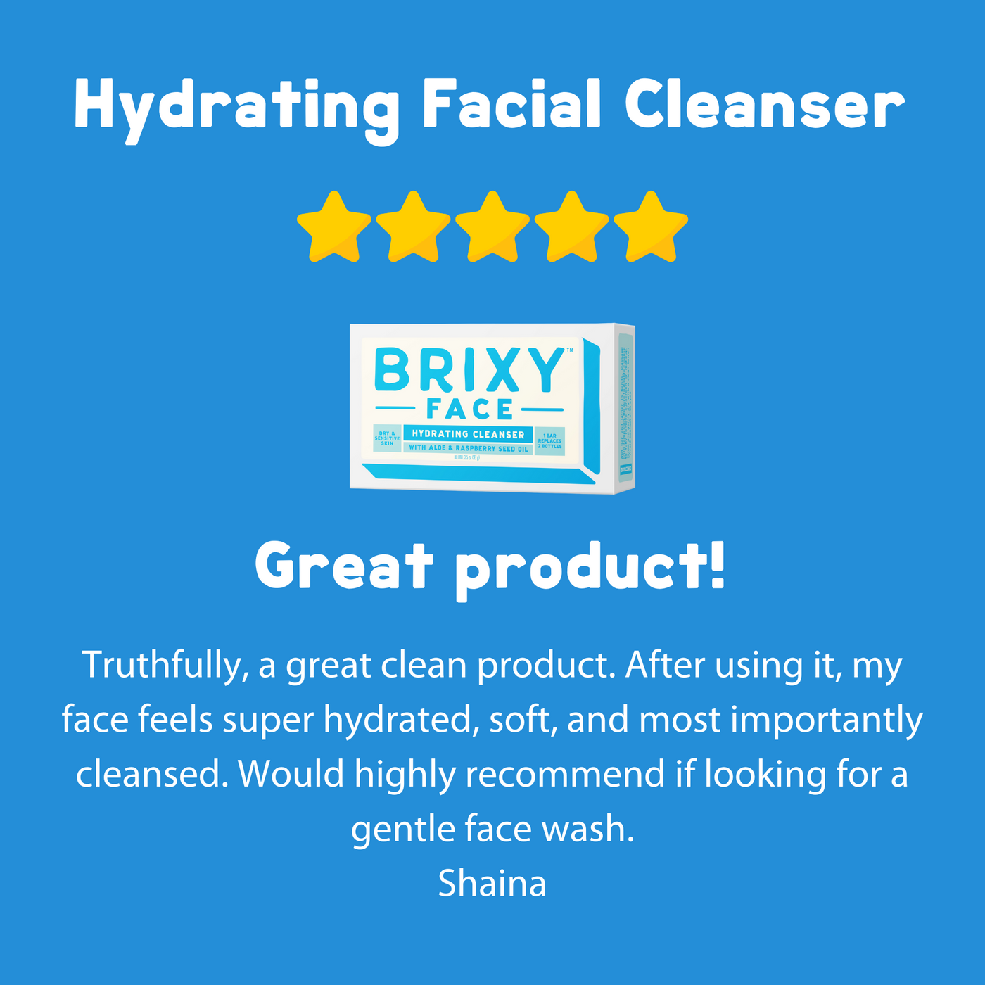 Hydrating Facial Cleanser - BRIXY