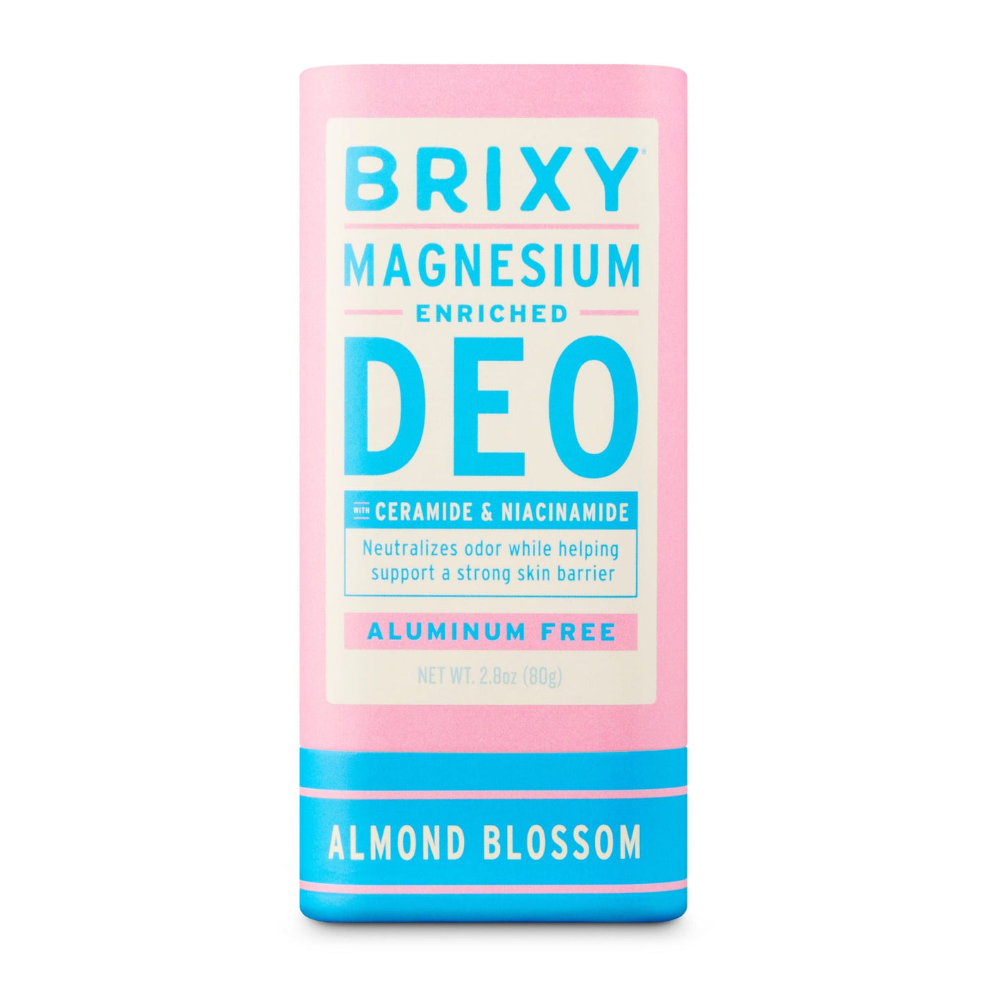 Magnesium Enriched Deo - Almond Blossom (Lightly Scented) - BRIXY