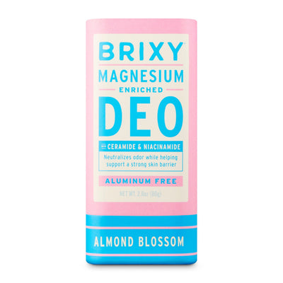 Magnesium Enriched Deo - Almond Blossom (Lightly Scented) - BRIXY